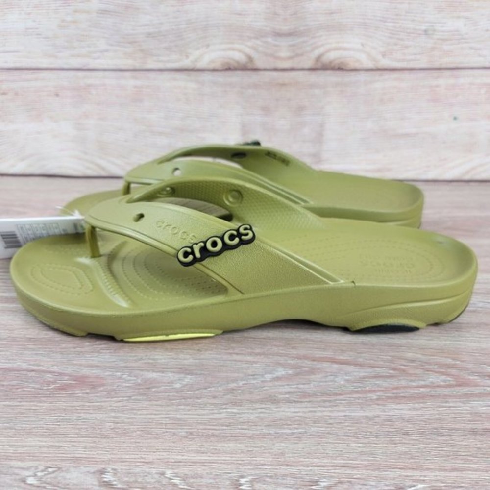 NEW Crocs Terrain Sandals Men's Size 13 Flip Flop Waterproof Thong Comfort Slide - Picture 3 of 8